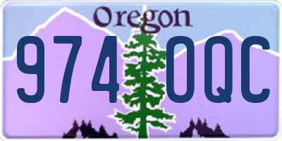 OR license plate 974OQC