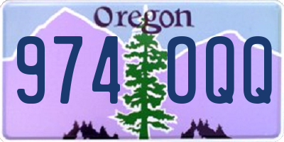 OR license plate 974OQQ