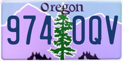 OR license plate 974OQV