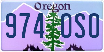 OR license plate 974OSO
