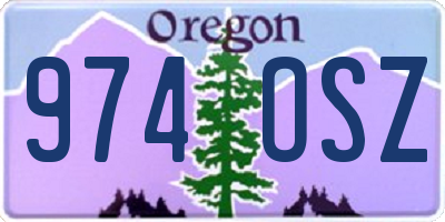 OR license plate 974OSZ