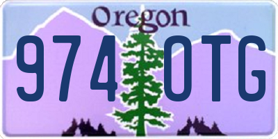 OR license plate 974OTG