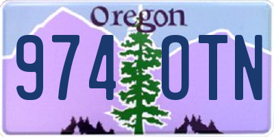 OR license plate 974OTN
