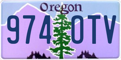 OR license plate 974OTV