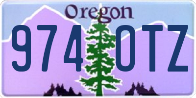 OR license plate 974OTZ
