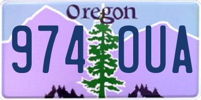 OR license plate 974OUA