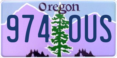 OR license plate 974OUS