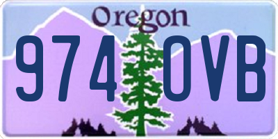 OR license plate 974OVB