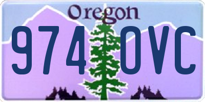 OR license plate 974OVC