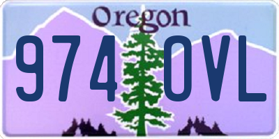 OR license plate 974OVL