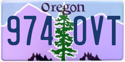 OR license plate 974OVT