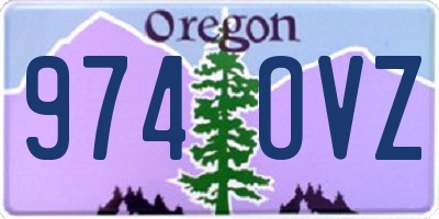 OR license plate 974OVZ