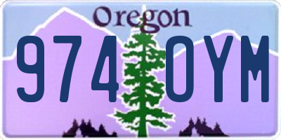 OR license plate 974OYM