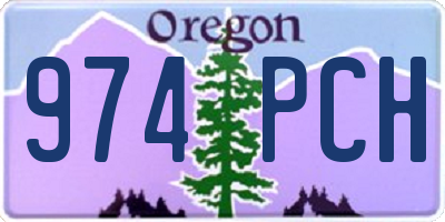 OR license plate 974PCH