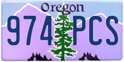 OR license plate 974PCS