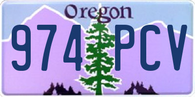 OR license plate 974PCV
