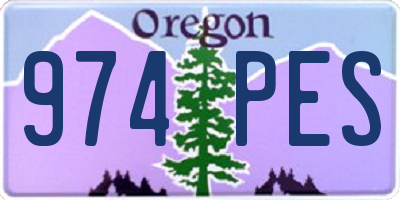 OR license plate 974PES