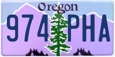 OR license plate 974PHA