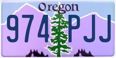 OR license plate 974PJJ