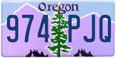 OR license plate 974PJQ