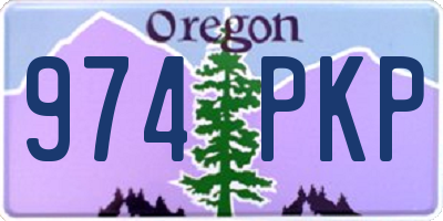 OR license plate 974PKP