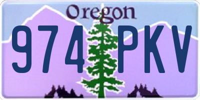OR license plate 974PKV
