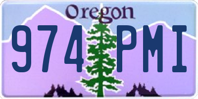 OR license plate 974PMI