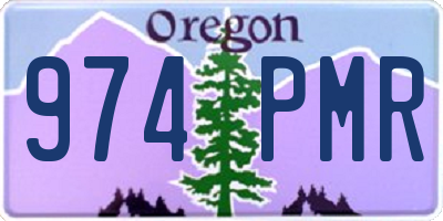 OR license plate 974PMR