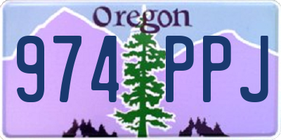 OR license plate 974PPJ