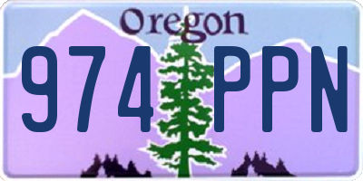 OR license plate 974PPN
