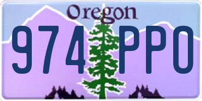 OR license plate 974PPO
