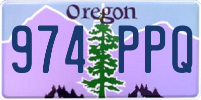OR license plate 974PPQ