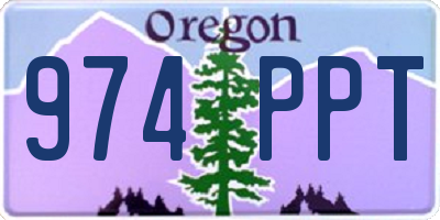 OR license plate 974PPT