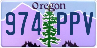 OR license plate 974PPV