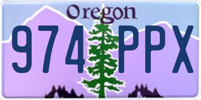 OR license plate 974PPX