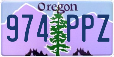 OR license plate 974PPZ