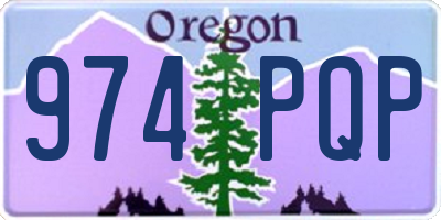OR license plate 974PQP
