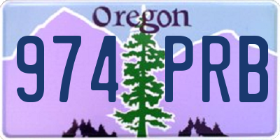OR license plate 974PRB