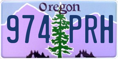 OR license plate 974PRH
