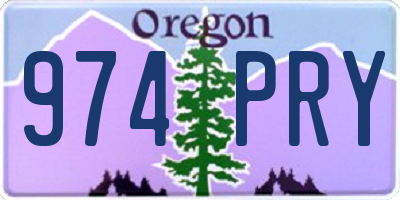 OR license plate 974PRY