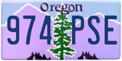 OR license plate 974PSE