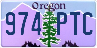 OR license plate 974PTC