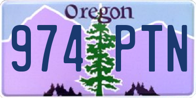 OR license plate 974PTN
