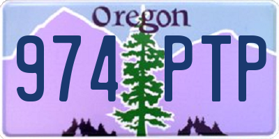 OR license plate 974PTP