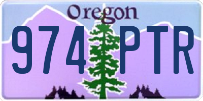 OR license plate 974PTR