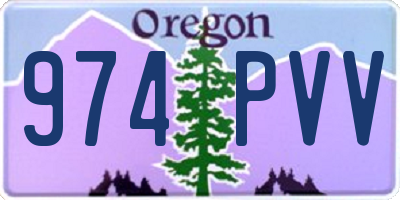 OR license plate 974PVV