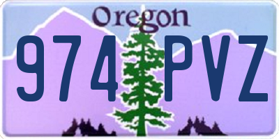 OR license plate 974PVZ