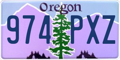 OR license plate 974PXZ