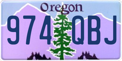 OR license plate 974QBJ