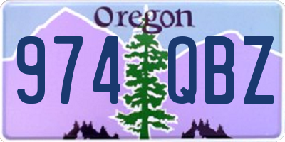 OR license plate 974QBZ